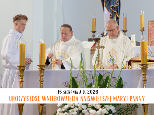 Uroczystość Wniebowzięcia NMP 2026